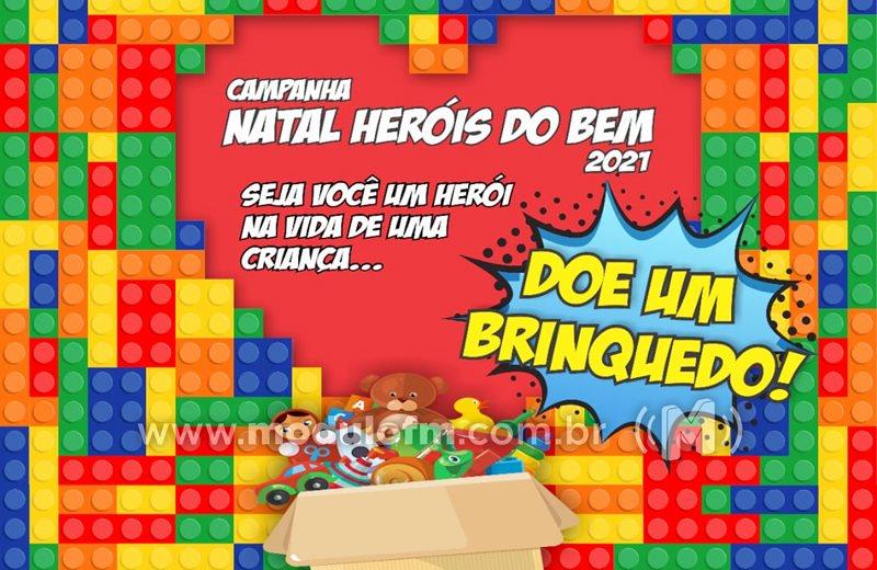 Campanha de Natal Heróis do Bem 2021 arrecadará brinquedos...