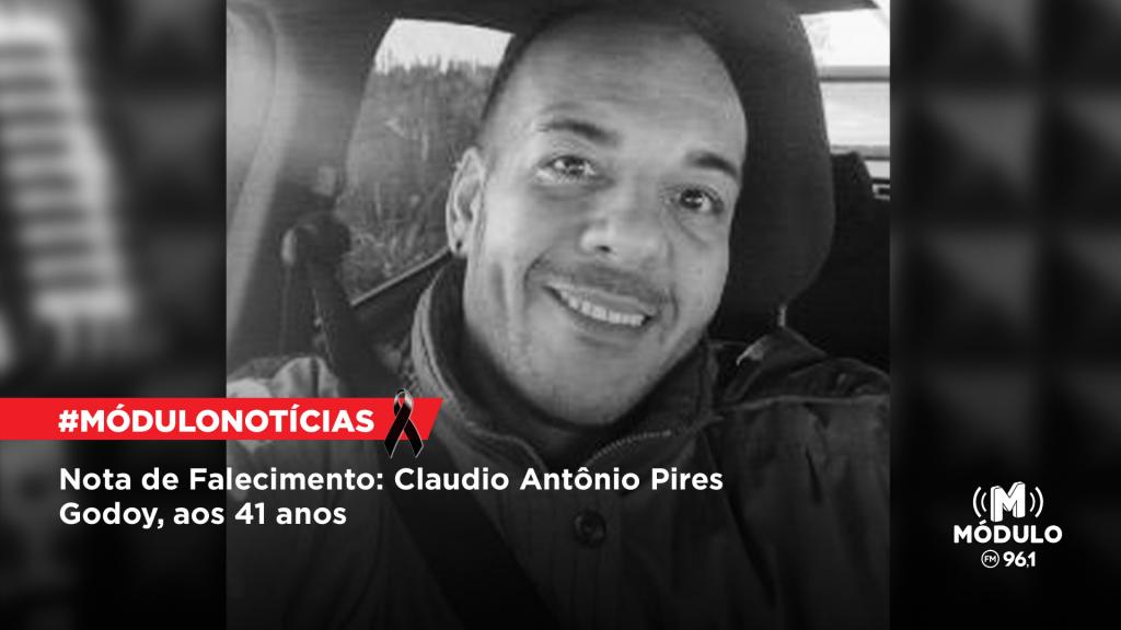 Nota de Falecimento: Claudio Antônio Pires Godoy, aos 41...