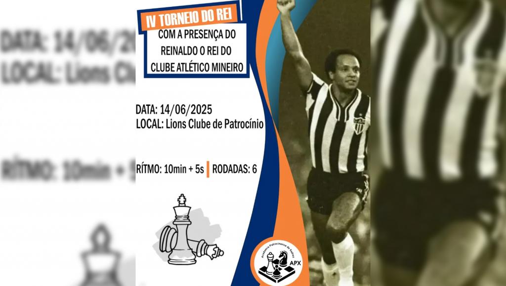 Reinaldo, ídolo do Atlético Mineiro, participará de evento da...