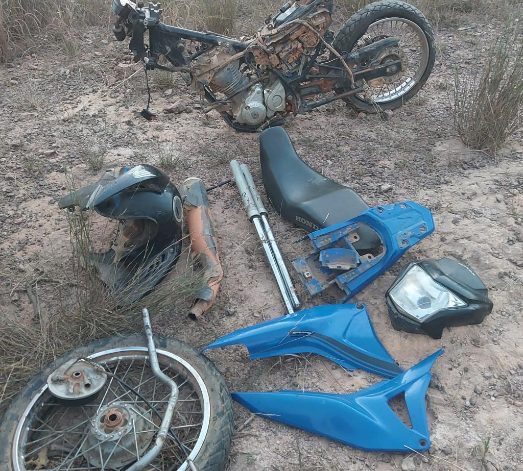 Patrulha Rural recupera moto, botijões e perfurador de solo no distrito de Silvano