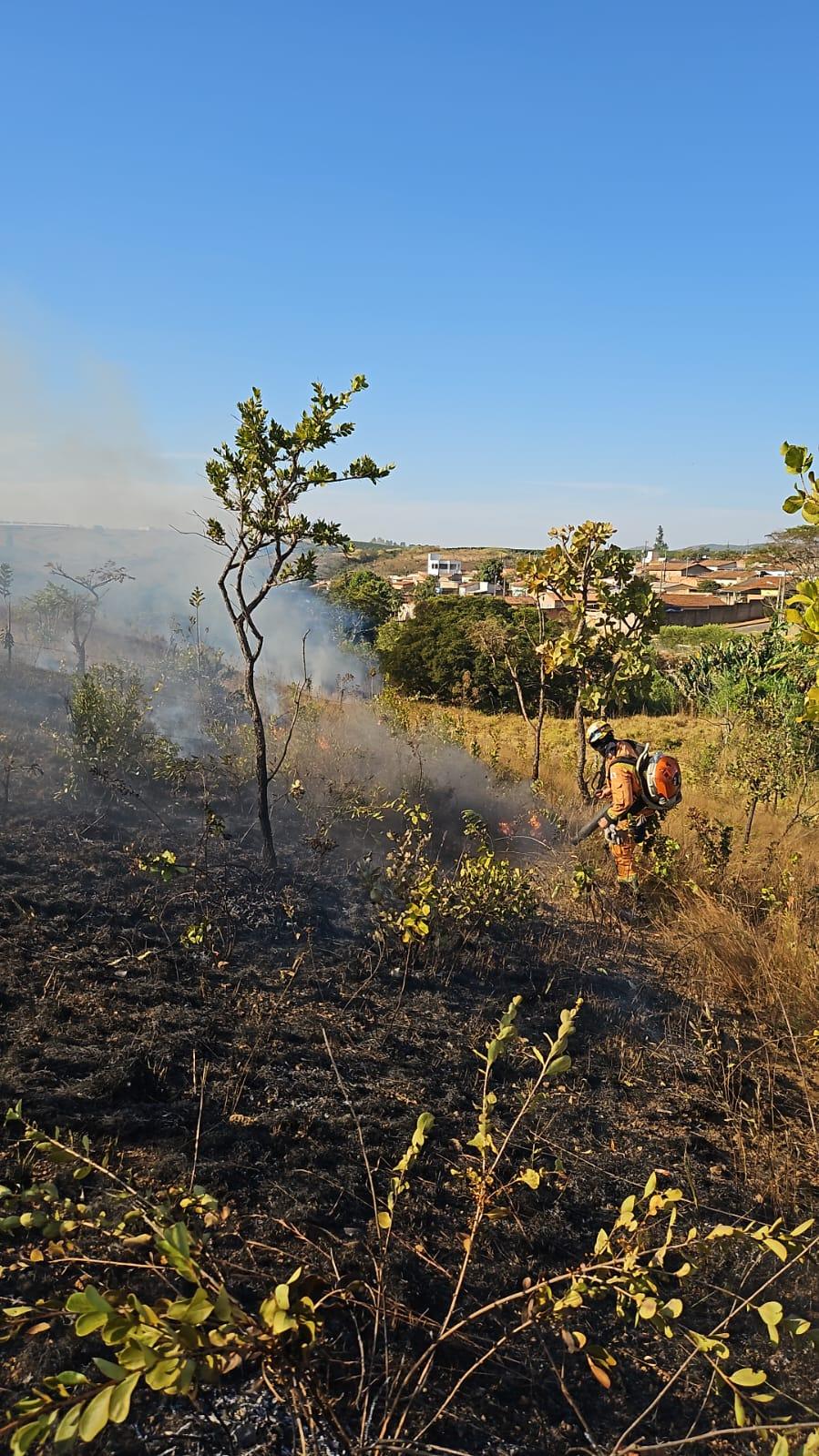 Imagem 5 do post Incêndio em pastagem atinge 10 hectares de fazenda e mobiliza Corpo de Bombeiros