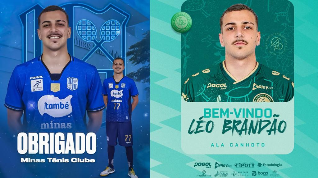 Patrocinense Léo Brandão se despede do Minas Tênis Clube e assina com...