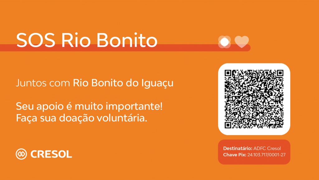 Cresol anuncia medidas para atender cooperados e comunidade após tornado em Rio Bonito do Iguaçu