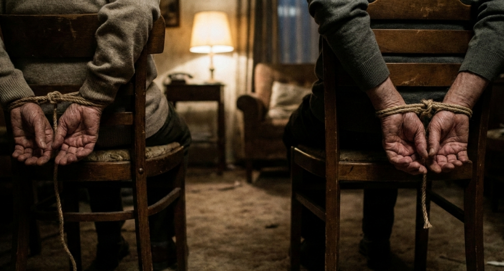 Idosos são amarrados durante assalto em fazenda na zona...