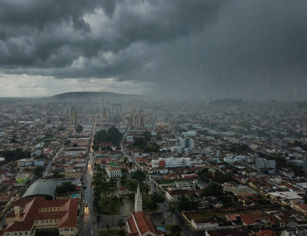 Chuvas intensas colocam Patrocínio e região em alerta neste fim de semana