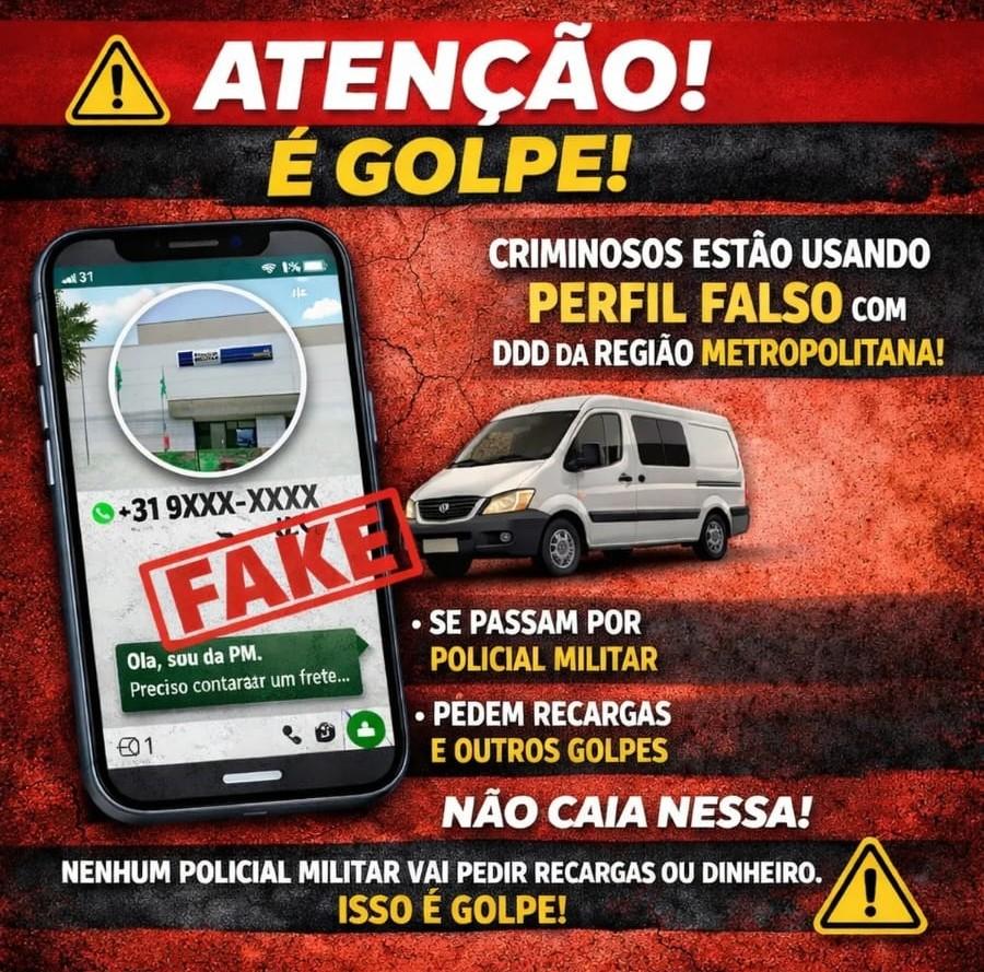 Golpistas se passam por policiais para aplicar fraude em motoristas de van em Patrocínio
