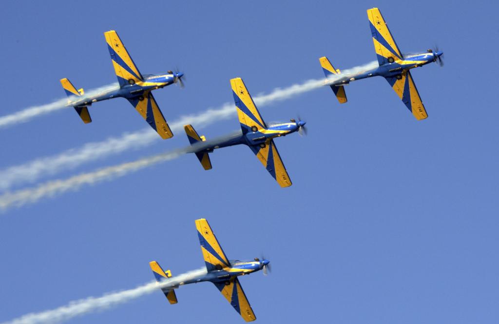 Esquadrilha da Fumaça volta a Patrocínio nesta sexta (27) e deve atrair...