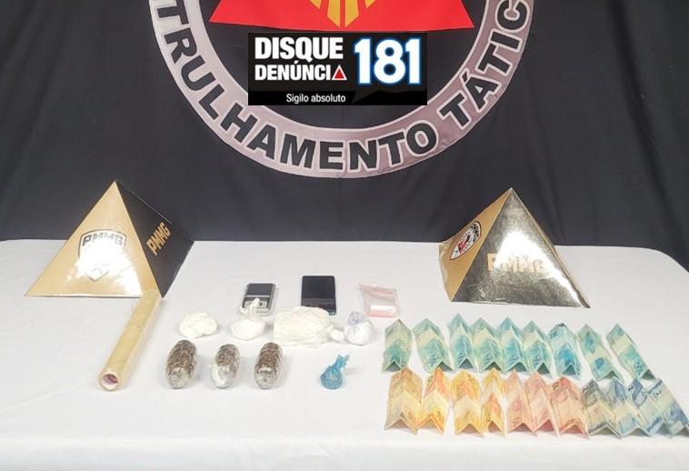 Homem é preso suspeito de tráfico de drogas no bairro Nossa Senhora de Fátima