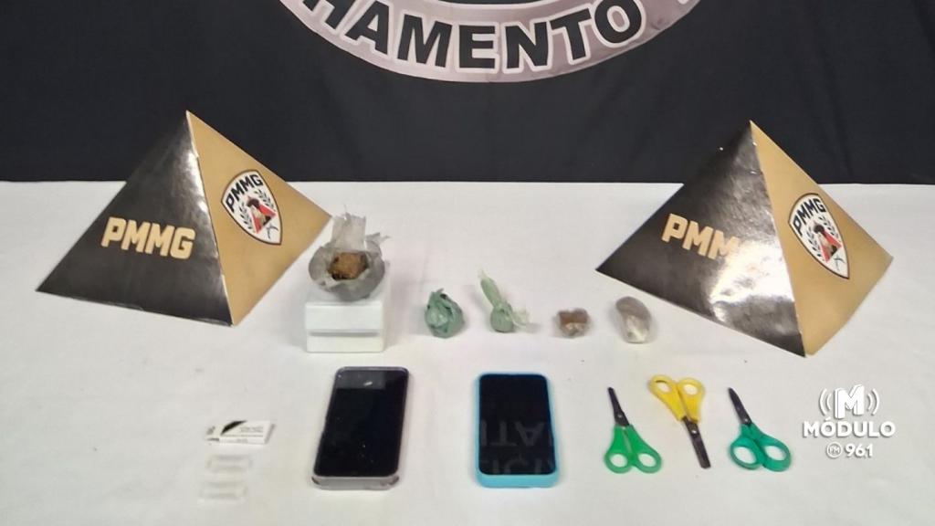 Tático Móvel prende três suspeitos por tráfico de drogas durante operação em Patrocínio neste final de semana